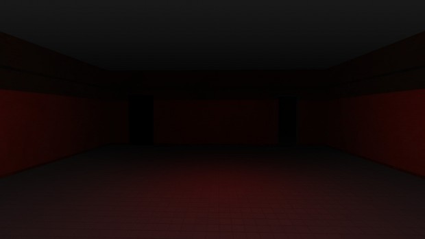 Early concept for an empty 'hell room'