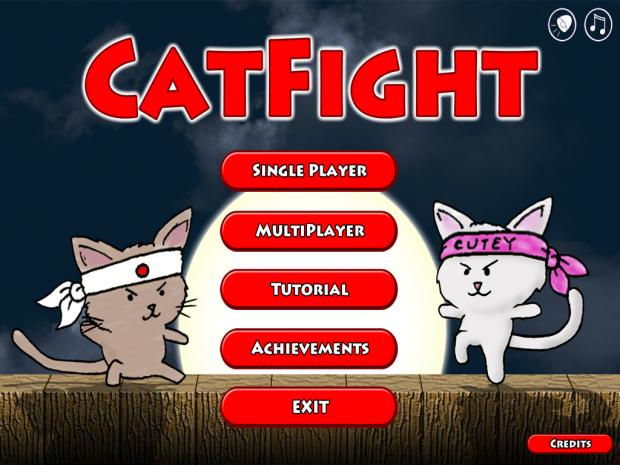 CatFight Title Menu