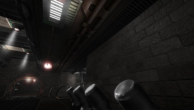 Specular lighting on map surfaces.