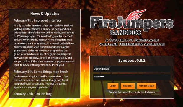 FireJumpers Sandbox Screenshots