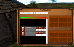 WIP workshop UI