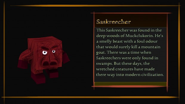 Introducing Saskreecher - the ninth hero