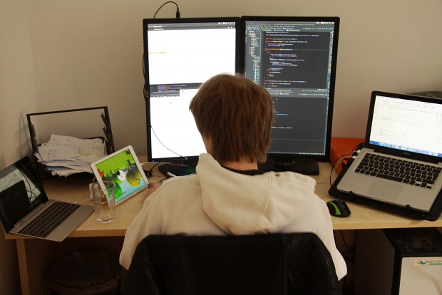 Bragi Interactive developers at work