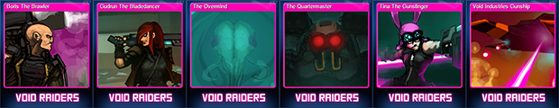 Void Raiders steam cards