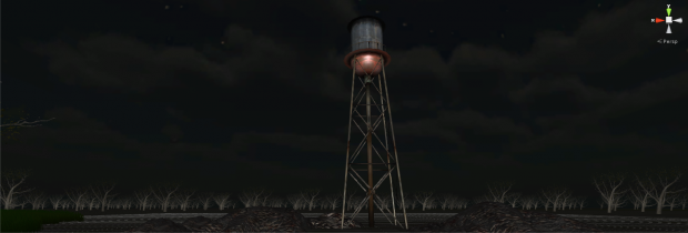 Water Tower in Jungle Town