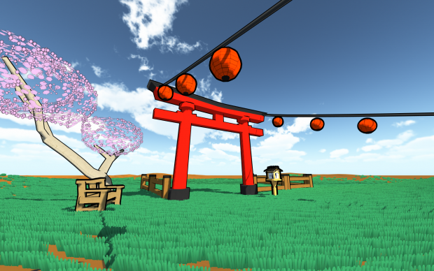 Creating assets for the Japanese level