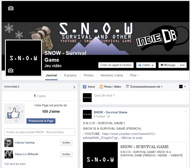 S.N.O.W - Facebook !