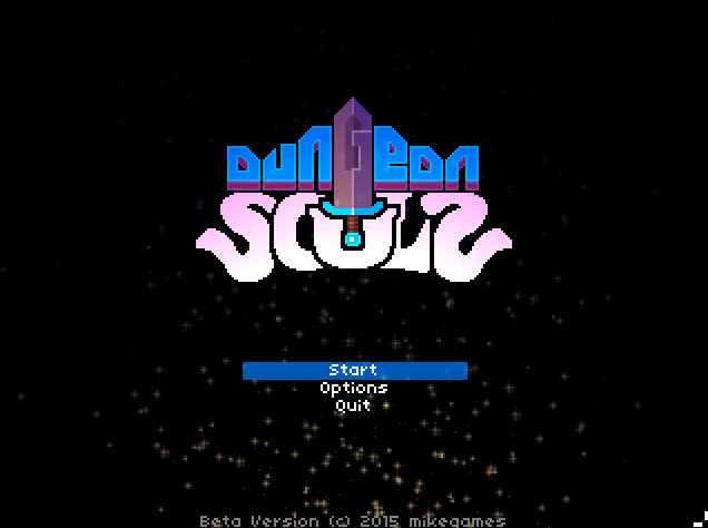 New title screen