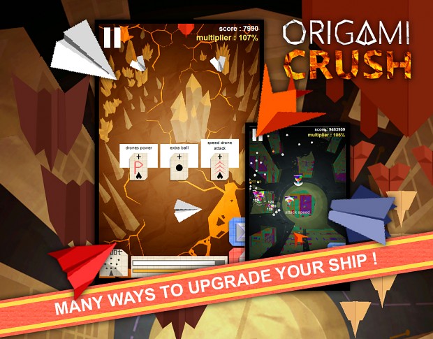 Origami Crush screen shots