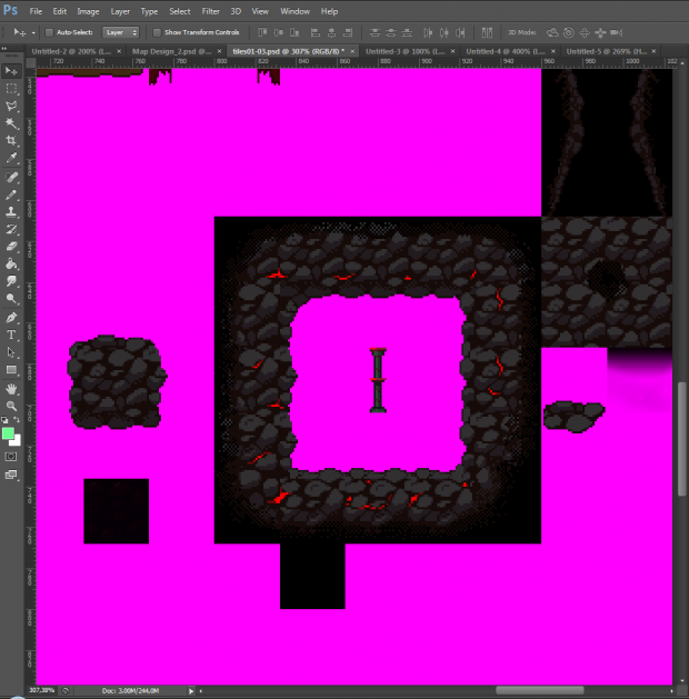 Tileset in the makings...