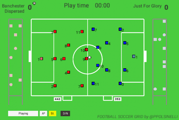 Football Drama prototype game play