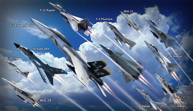 All The Planes in the Advanced Edition