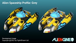 Spaceship Grey Front