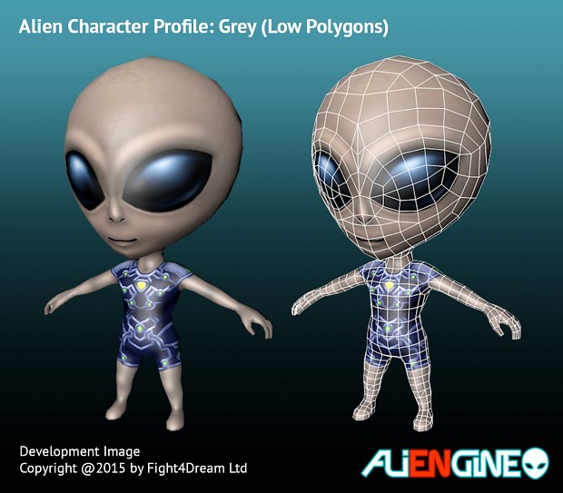 ALIENGINE Character Showcase Grey 02