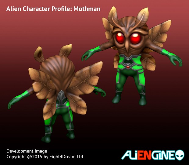 ALIENGINE Character Showcase Mothman 01