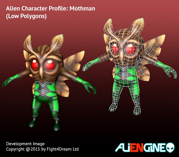 ALIENGINE Character Showcase Mothman 02