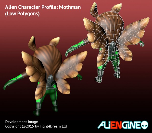 ALIENGINE Character Showcase Mothman 03