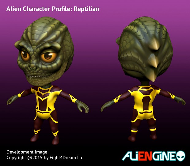 ALIENGINE Character Showcase Reptilian 01