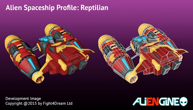 Spaceship Reptilian Back