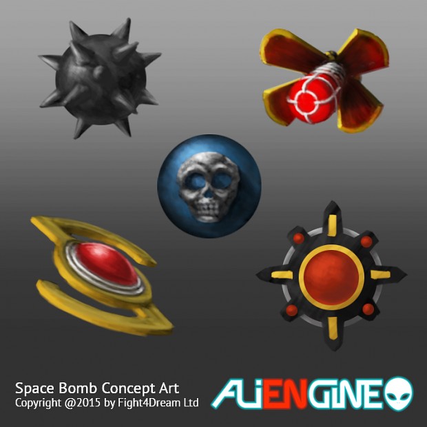 Concept Art of Space Bomb