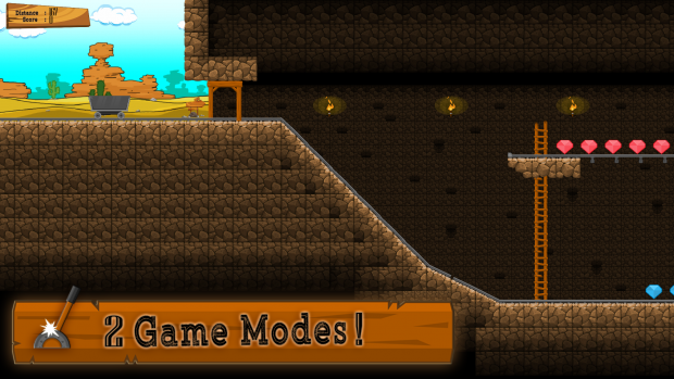 Minecart Runner - 2 Game Modes