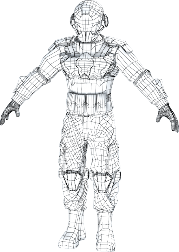 Marine Wireframe