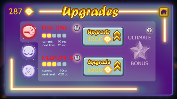 upgrade menu