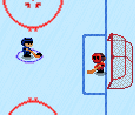 Sacrificing yourself to help the goalie!