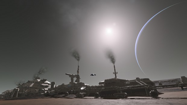 Planetary Base on Aresthia