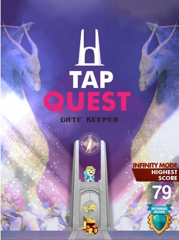 Tap Quest v2.0 - Infinity Mode Screen