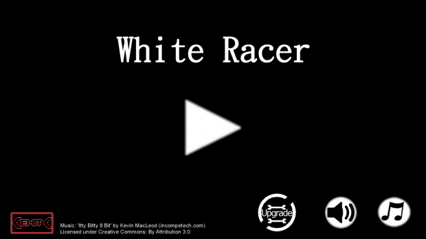 White Racer Ingame