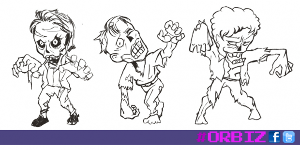Concept Art Zombies - ORBIZ Game