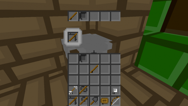 Crafting a Pickaxe