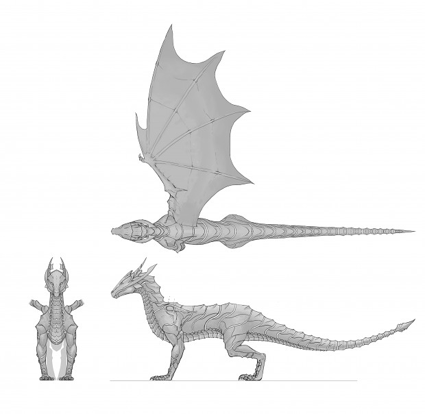 First Dragon Concept Art