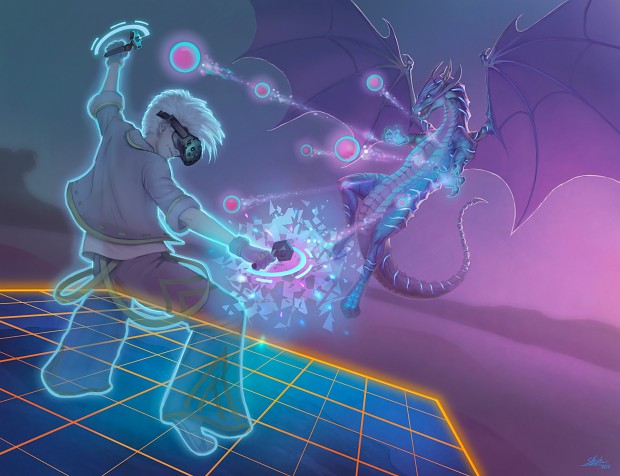 Dragon Dance Illustration