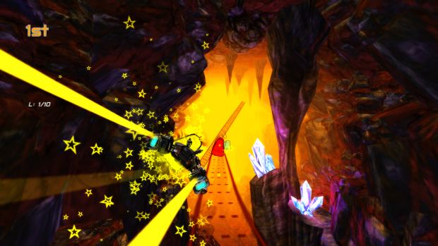 Cave level screenshot