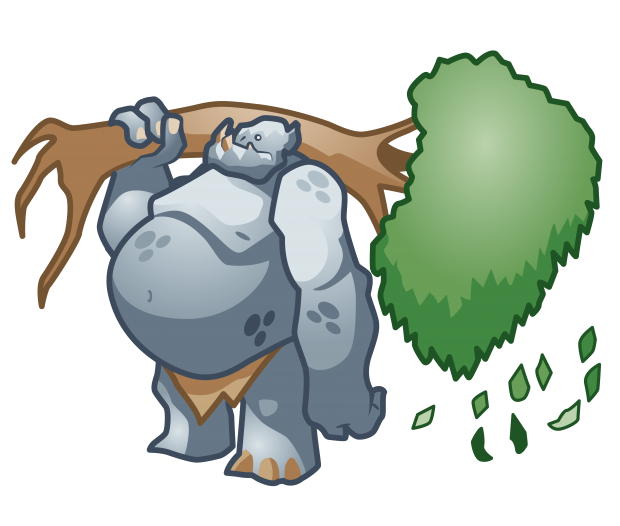 Troll with Tree 6