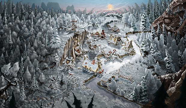 Winter village (no int.)