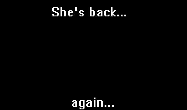 she's back...