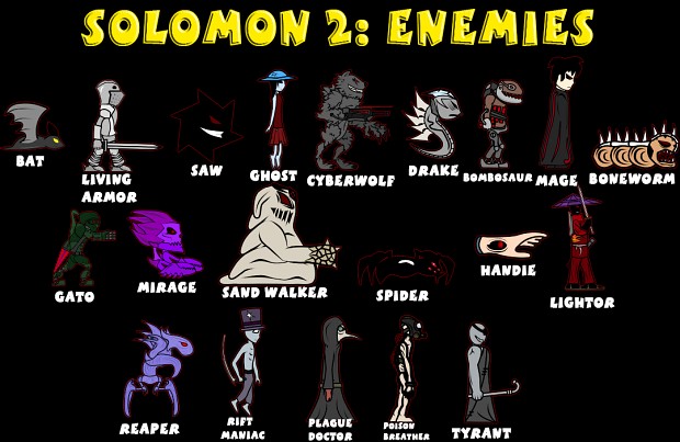 Solomon 2 - Enemies