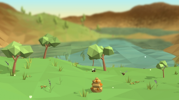 Low-Poly Scenes in Equilinox