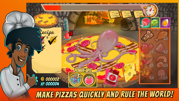 Pizza Mania: Cheese Moon Chase Screenshot