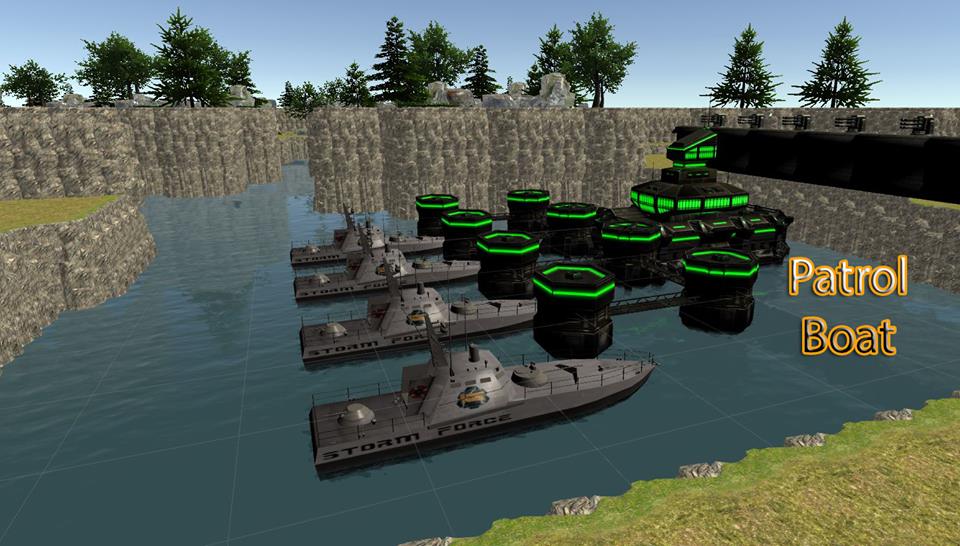 Dock with Patrol Boats 4