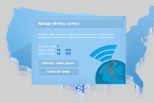 Manage wireless towers