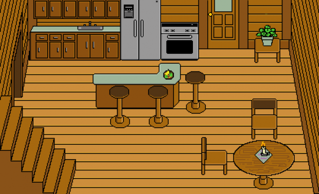 Cabin kitchen 1