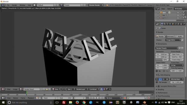 Revolve - Logo Development Screenshots