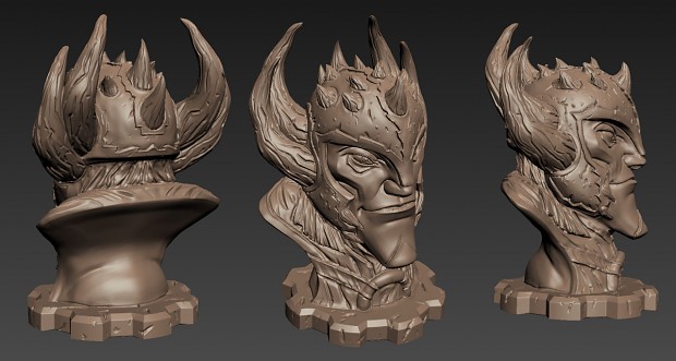 Skarnolf bust for Kickstarter