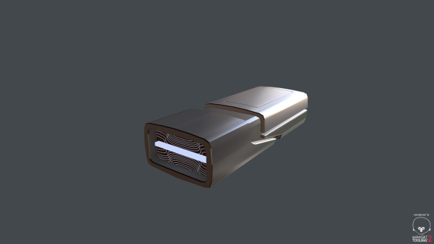 3D render (Battery different angle)