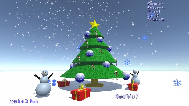 Snowmen and presents added