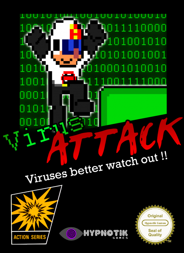 Virus Attack NES Style cover 2